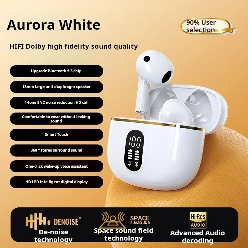 Sony X87 véritable écouteur sans fil Bluetooth HIFI stéréo avec réduction de bruit ENC et affichage LED batterie