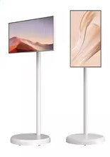 Tv smart sur pied pivotant écran tactile 21,5 pouces ajustable et mobile sous Android